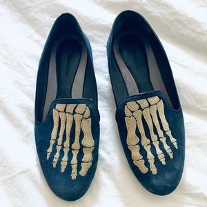 Mara and Mine navy skeleton shoes